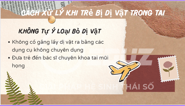 Cách xử lý khi trẻ bị dị vật trong tai