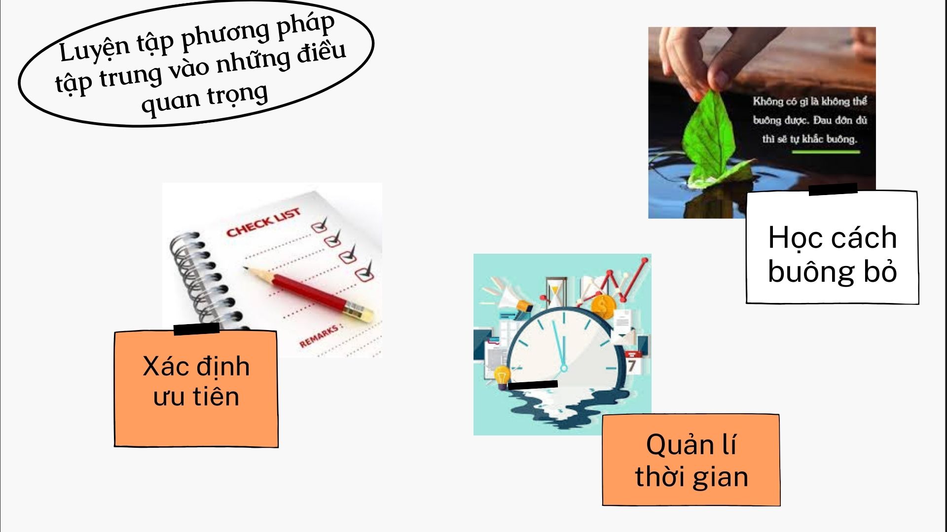 Cách tập trung vào những điều quan trọng